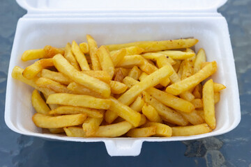 Crispy golden French fries