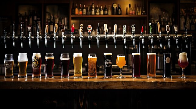 lager pub brewery beer illustration stout ipa, pilsner barrel, keg hops lager pub brewery beer