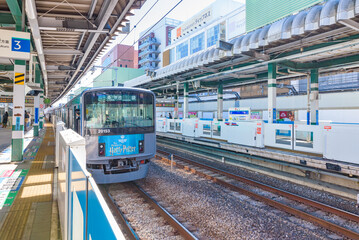 Fototapeta premium Harry Potter train in Tokyo, Japan.