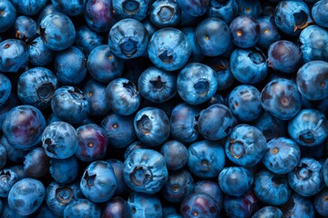 light Blueberry Fruit background top view Freshness of juicy for Decoration Smoothie food menu - obrazy, fototapety, plakaty