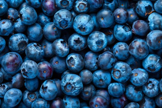 light Blueberry Fruit background top view Freshness of juicy for Decoration Smoothie food menu