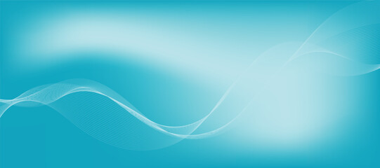 abstract blue background with wave