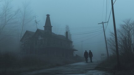 Friends exploring an eerie, abandoned town in the midst of a dense fog, uncovering its haunting...
