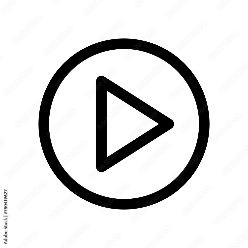 Poster video game play icon. play button useful for web and ui apps. play icon. png image.