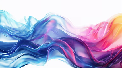 Futuristic banner featuring abstract liquid wavy shapes on white background Luxury abstract modern...