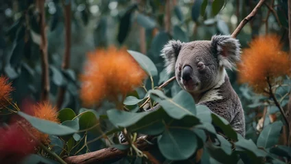 Fotobehang koala bear cub © Sohaib