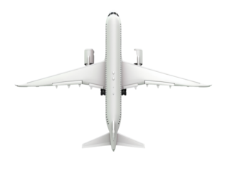 3d three dimensional airplane isolated on background