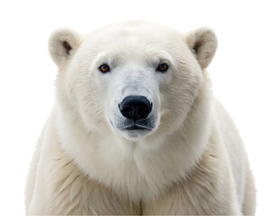 Polar bear. isolated on transparent background.