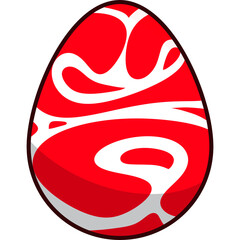 Easter eggs, suitable for decoration templates, posters, social media and design elements