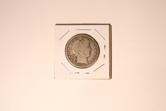 Barber Vintage Half Dollar Coin