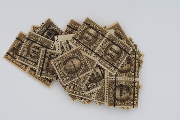 Brown Vintage Stamps