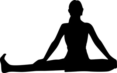 Woman Yoga Silhouette