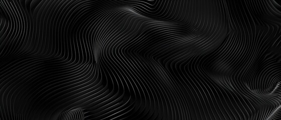 Abstrakte schwarze Wellen, Hintergrund 