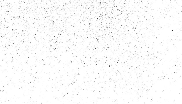 Abstract Vector Noise. Small Particles Of Debris And Dust. Black Grainy Texture Isolated On White Background. Dust Overlay. Dark Noise Granules. Digitally Generated Image. Vector Design Elements