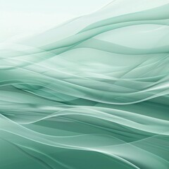 Fototapeta premium A Green and White Background With A Wave Pattern