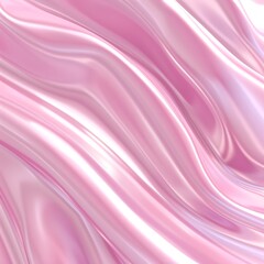 A Pink Fabric With a Wave Pattern