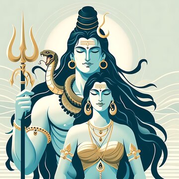 Lord Shiva and Mata Parvati