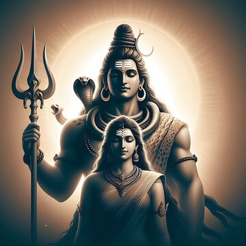 Goddess Parvati and Lord Siva