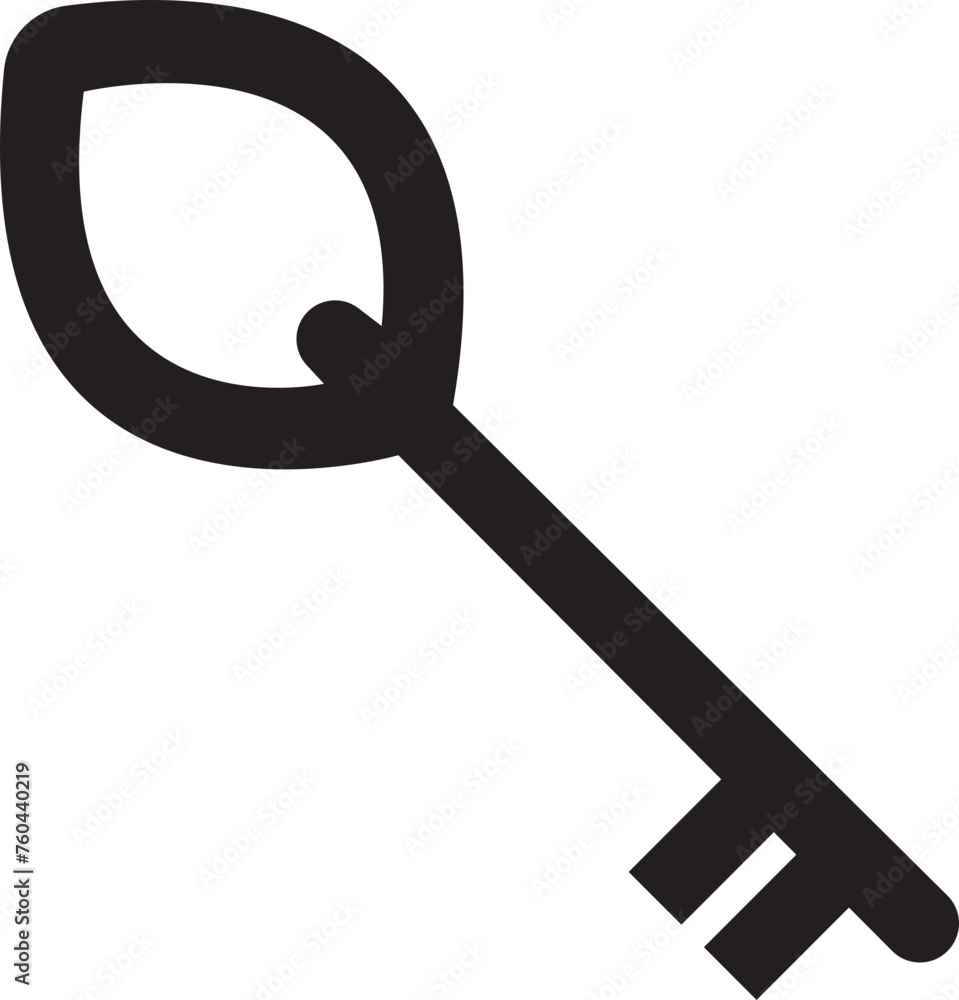 Poster key icon in trendy fill style. key symbol for your web site design and mobile app. security system c