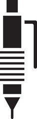 Pen Glyph Icon