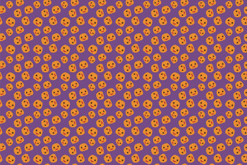 ハロウィンのカボチャのパターン素材