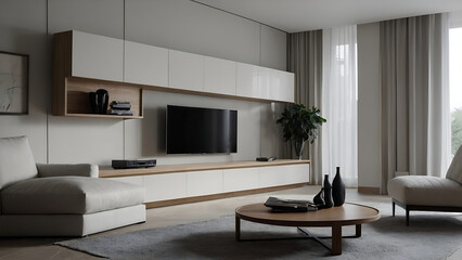 TV Cabinet in Modern Living Room