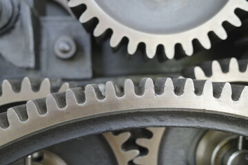 close up of a gear