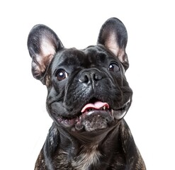 Exuberant French Bulldog with a Playful Grin - Irresistibly Cute! - Generative AI