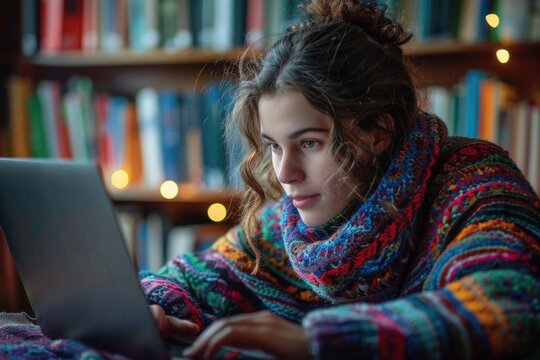 Distance learning, embracing education from afar, navigating virtual classrooms and digital resources for remote learning opportunities, fostering knowledge and growth regardless of physical distance