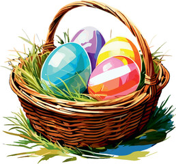 Easter egg basket 004