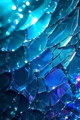 abstract blue background. generative ai