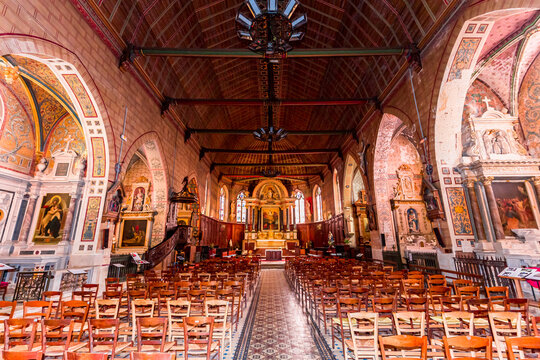 Church Saint Sauveur of Belleme, Orne, France