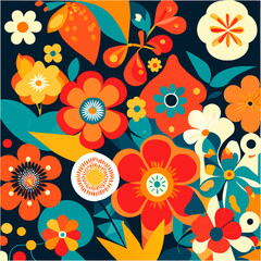 Fototapeta premium trend motif simple Design illustration