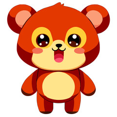 Obraz premium trend orangutan simple Design illustration