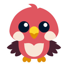 Fototapeta premium trend parrot simple Design illustration