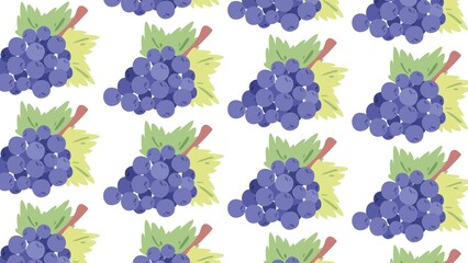set of grape fruits