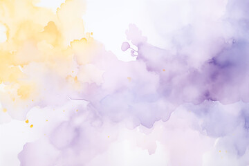 Obraz na płótnie Canvas Ethereal Lavender Watercolor Wash Background