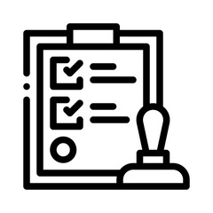 validation line icon