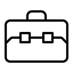 This is the Bag icon from the UX and UI icon collection with an Outline style