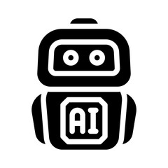 nanotechnology glyph icon