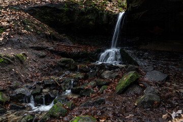 Obraz premium Kreibitzer Wasserfall im Lausitzer Gebirge (Chřibské vodopády) 4