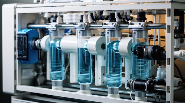 Reverse osmosis unit that filters water featuring a purification process