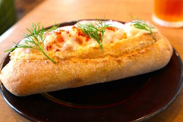 エビのホットドック