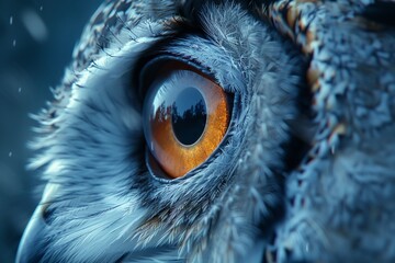 Owl eye in 3D