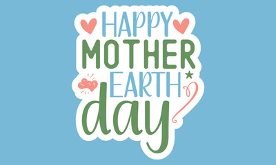 Stickers Earth Hour ,Single design