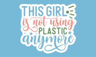 Stickers Earth Hour ,Single design