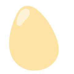 Happy Easter Egg Icon. Funny Doodle Egg Symbol Isolated on Background. Traditional Classic Easter Holiday Talisman Symbol Doodle Art. 