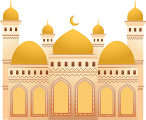 Islamic Architecture Mosque Design Vectors