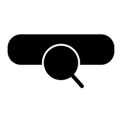 This is the Search Bar icon from the UX and UI icon collection with an solid style