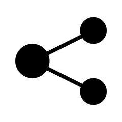 This is the Share icon from the UX and UI icon collection with an solid style